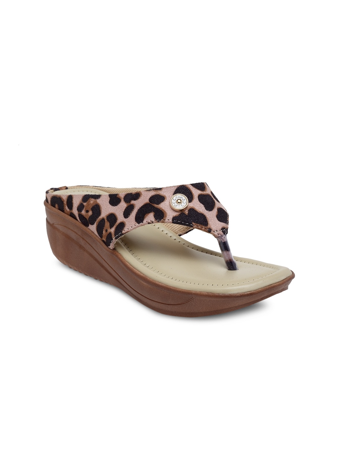 

Butterflies Women Peach-Coloured Printed Sandals