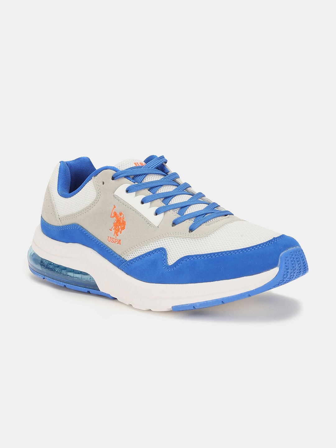 

U.S. Polo Assn. Men Blue & Off-White Walking Shoes