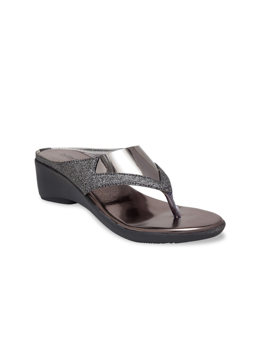 

Butterflies Women Grey Textured Heels
