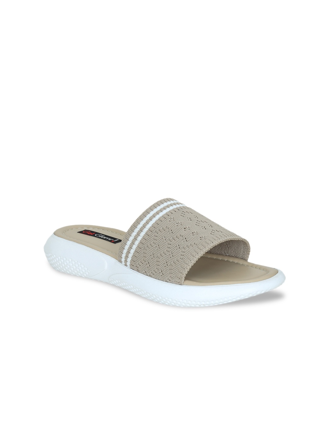 

Get Glamr Women Beige Solid Open Toe Flats