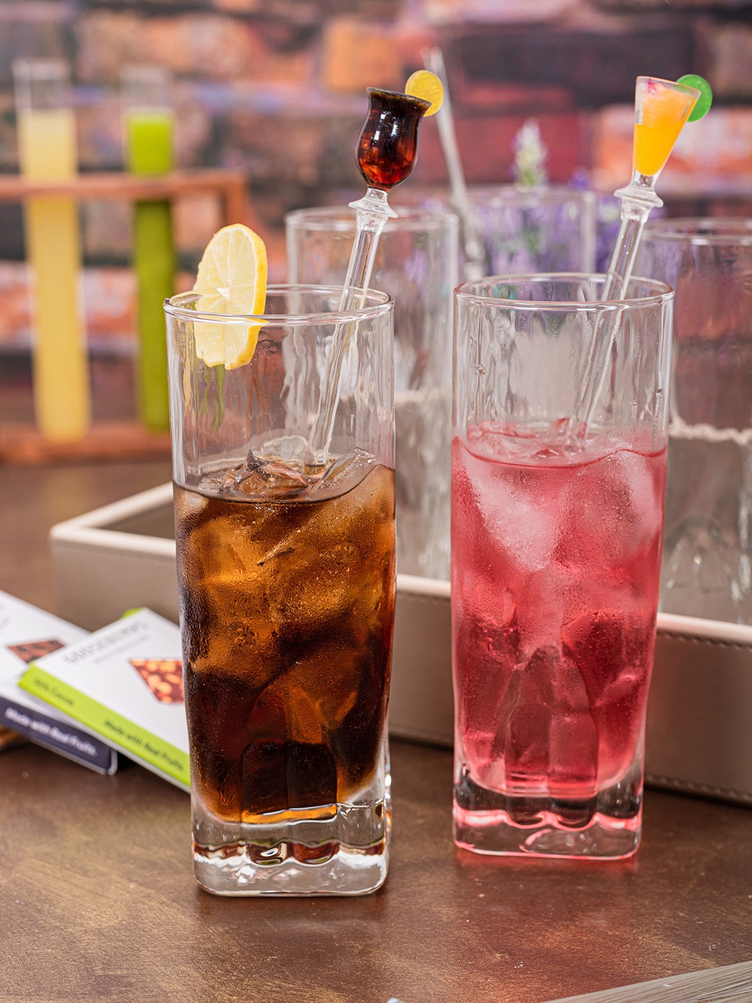 

GOODHOMES Set of 6 Transparent Solid Durobor Quartz Glass Tumblers
