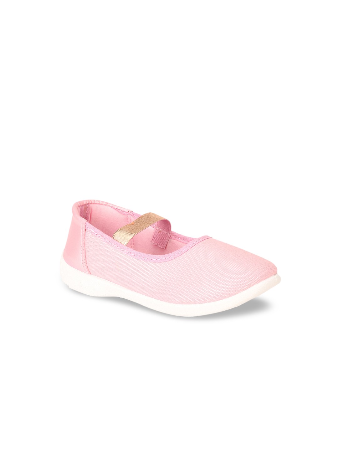 

Disney Girls Pink Solid PU Ballerinas
