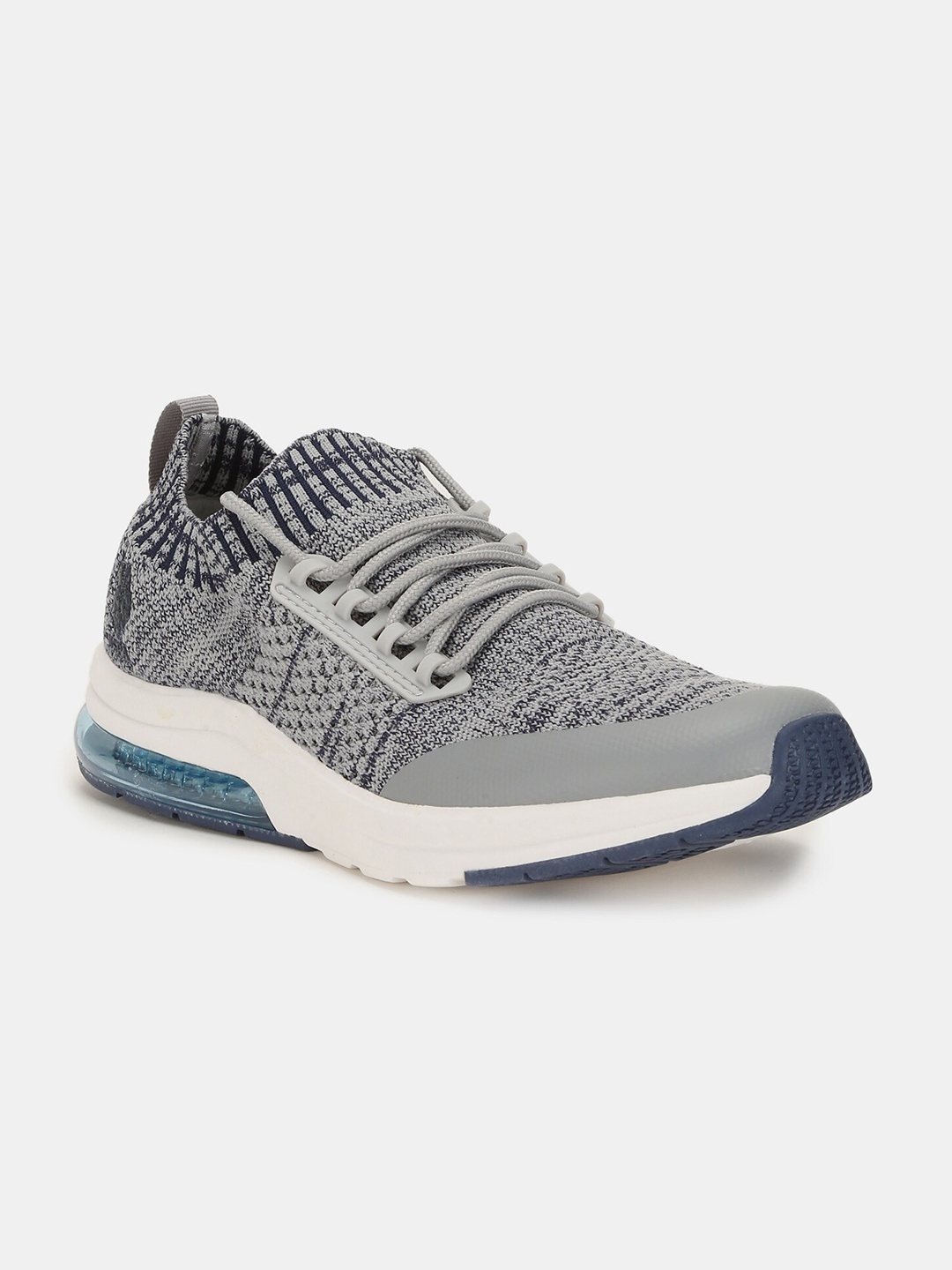 

U.S. Polo Assn. Men Grey Textile Walking Shoes