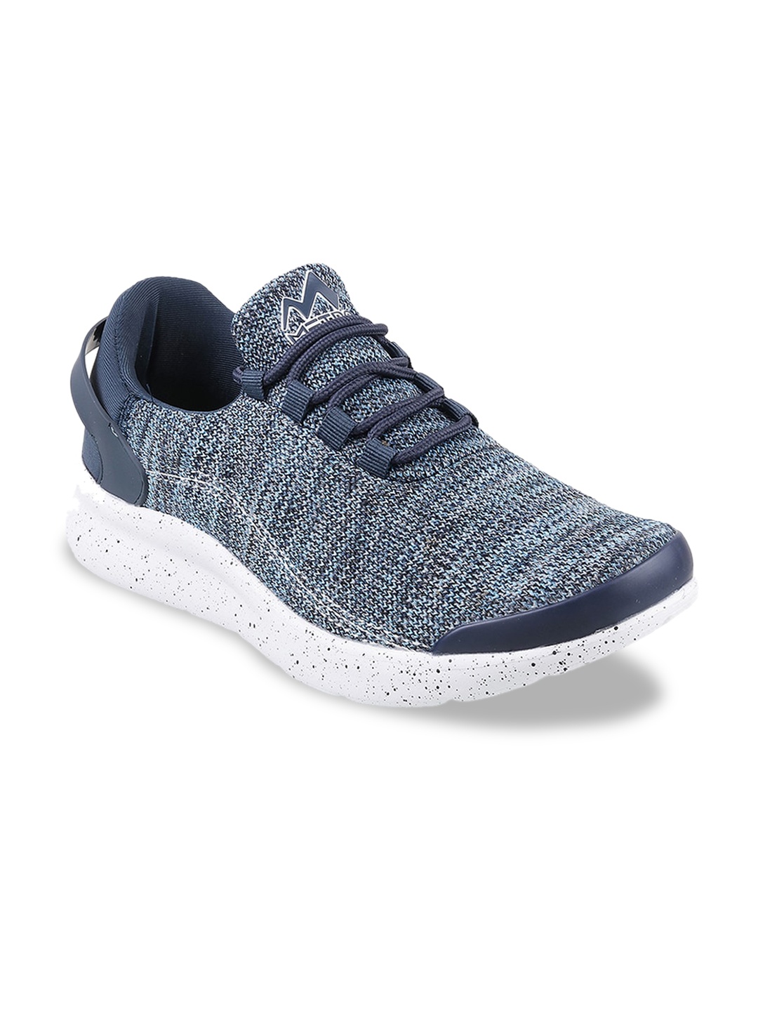

Metro Men Blue Woven Design Sneakers