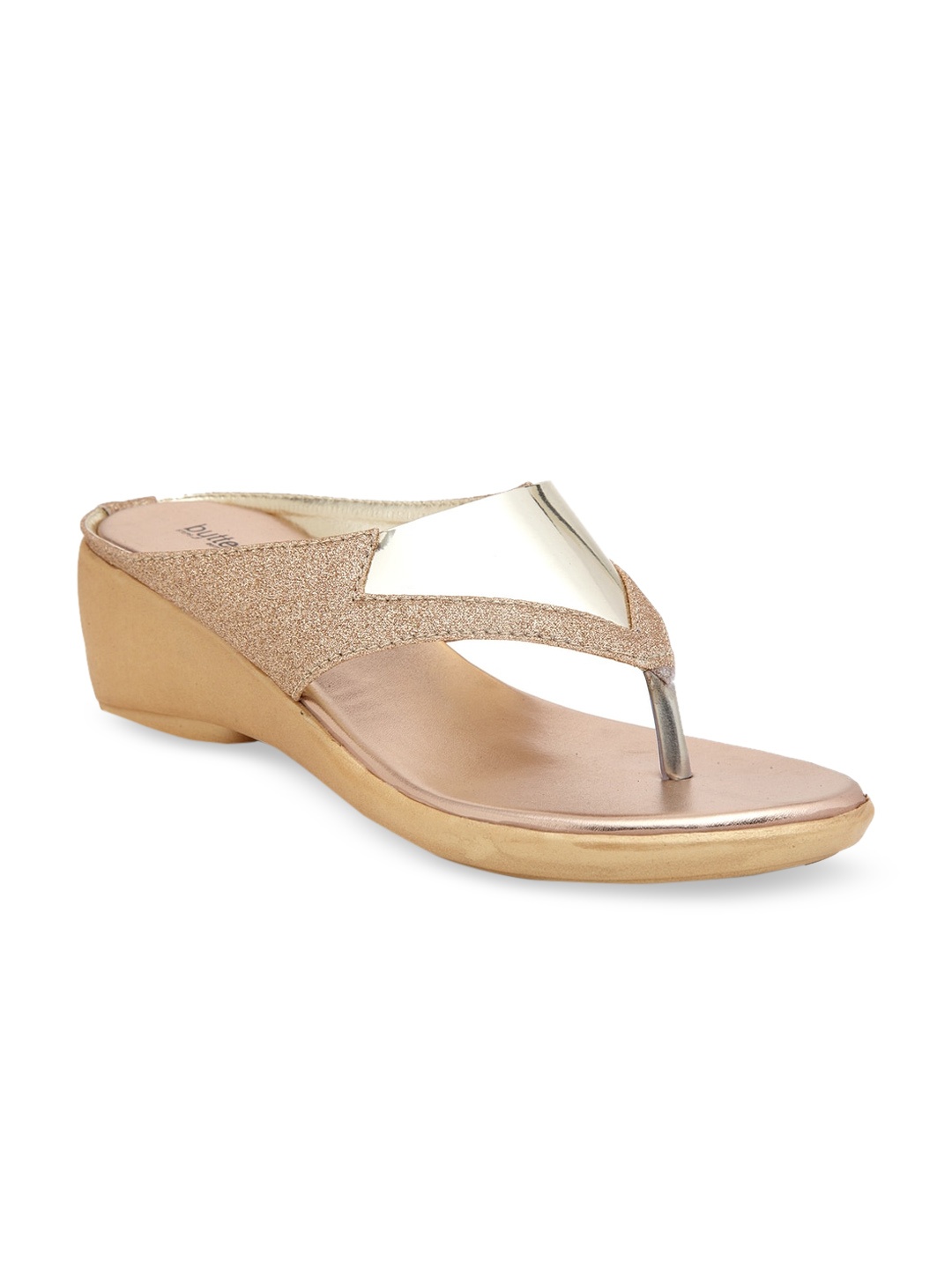 

Butterflies Women Beige Embellished Heels