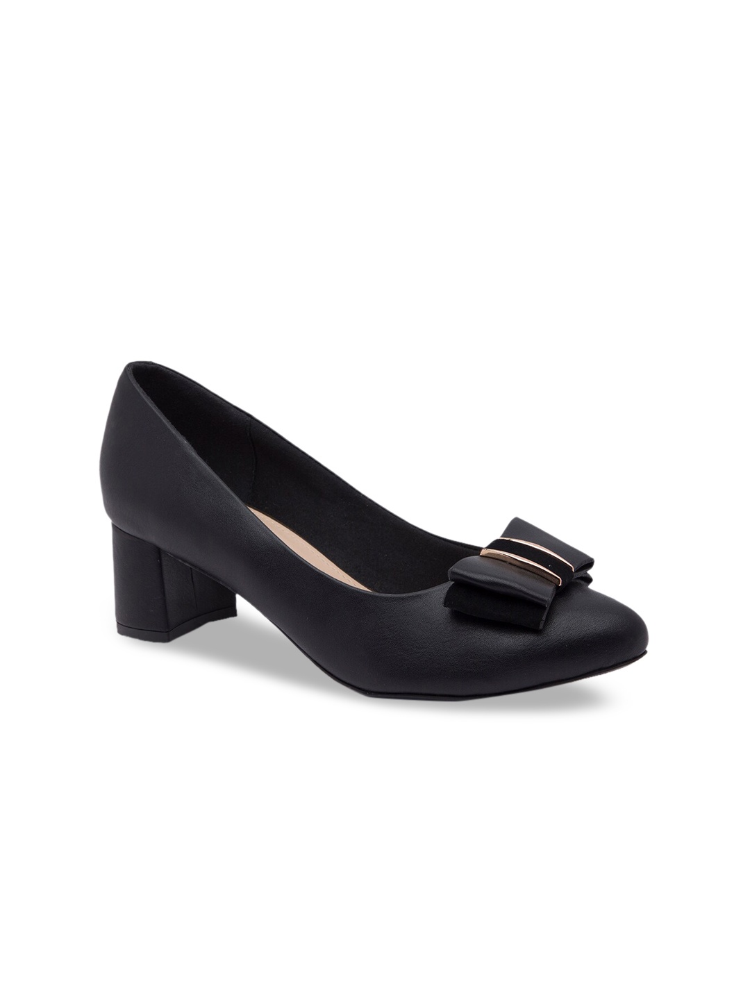 

Rocia Women Black Solid Block Heels