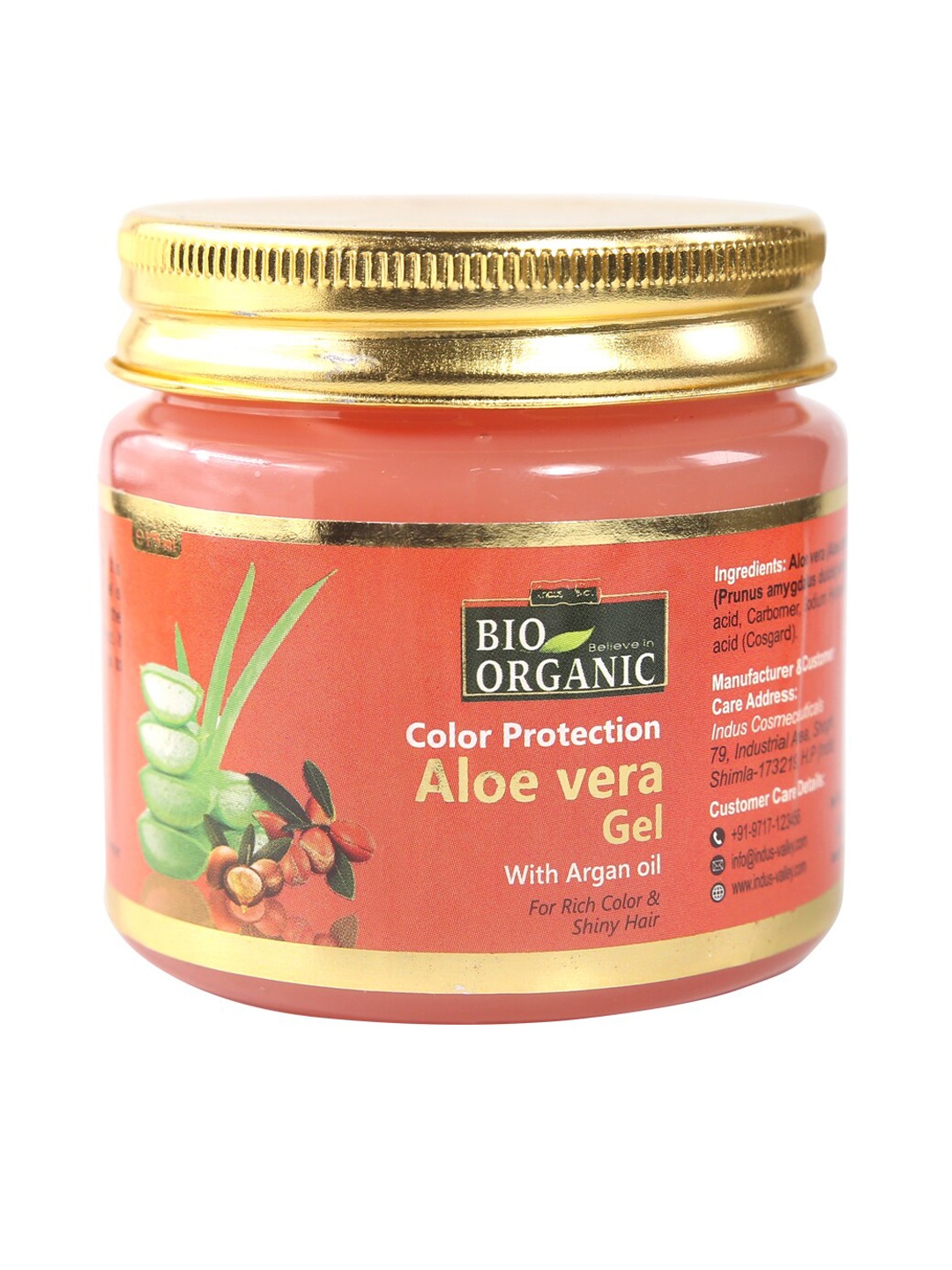 

Indus Valley Color Protection Aloe vera Gel with Argan Oil -175 ml, Pink