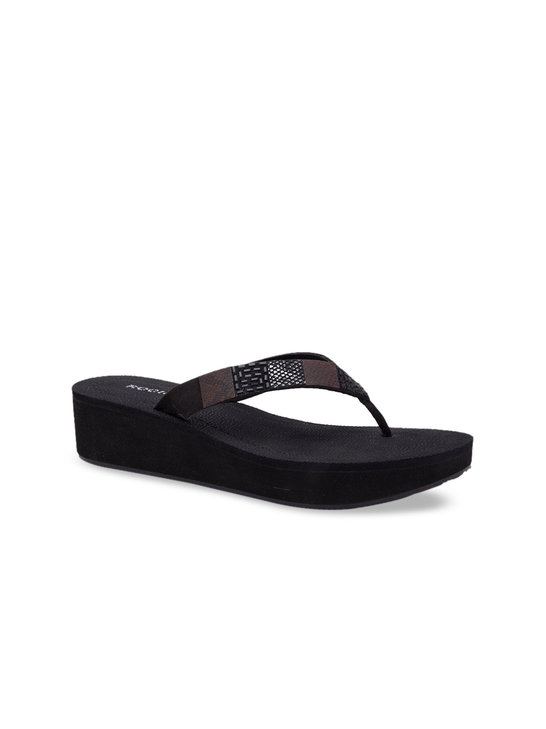 

Rocia Women Black Textured Heels