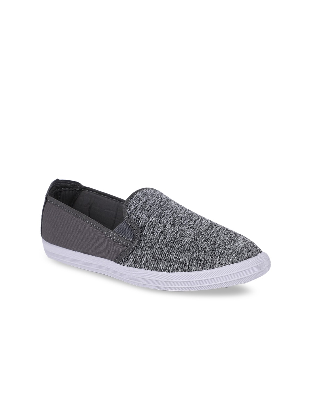 

Bata Women Grey Slip-On Sneakers