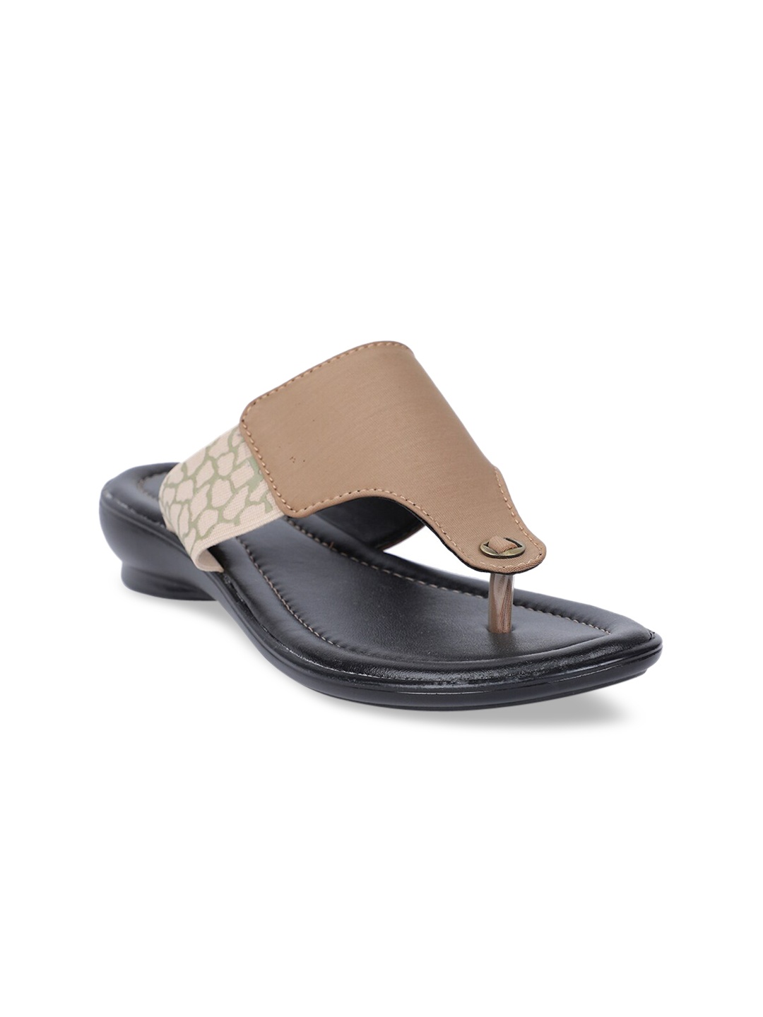 

Bata Women Beige Printed Sandals