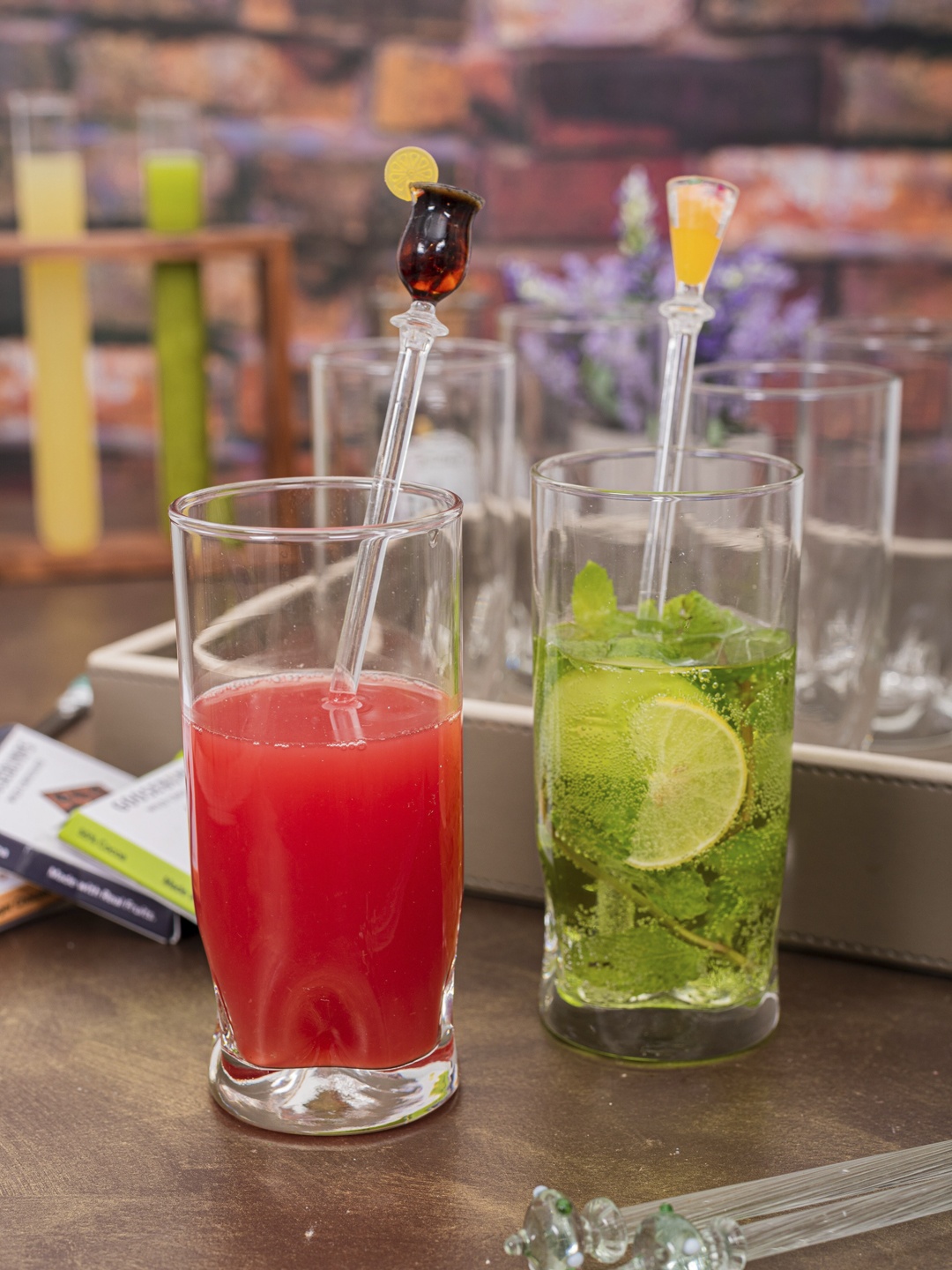 

GOODHOMES Set of 6 Transparent Solid Duke Glass Tumblers
