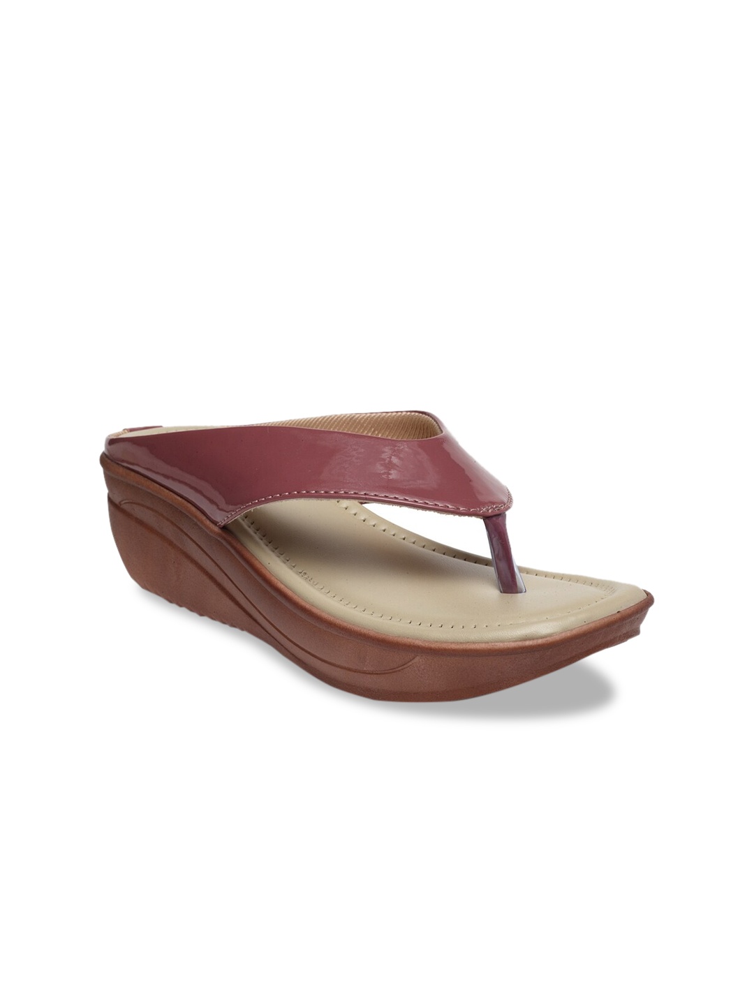 

Butterflies Women Burgundy Solid Heels