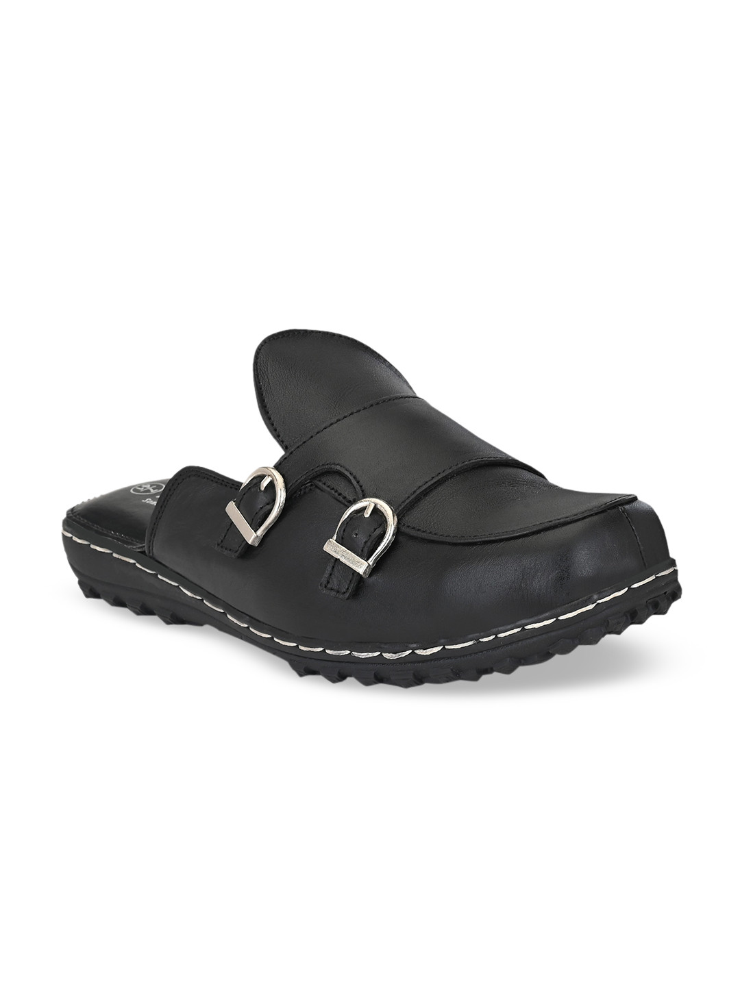 

Sir Corbett Men Black Leather Mules