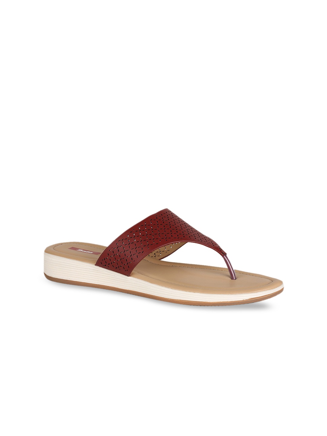 

Bata Women Red Open Toe Flats
