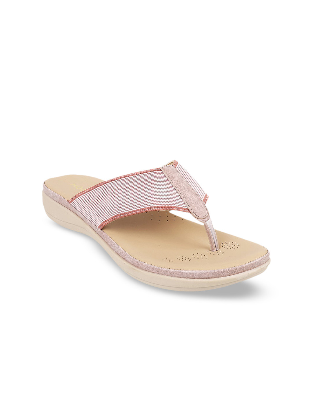 

Mochi Women Pink Solid Sandals