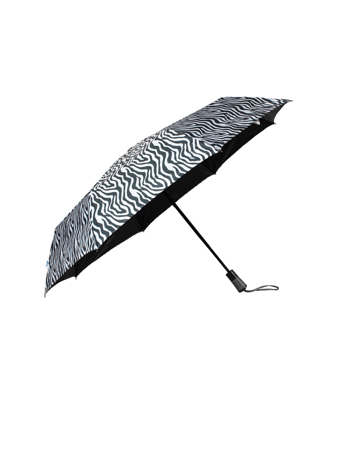 

Johns Unisex Black & White Printed 3 Fold 585 FRP Auto Umbrella