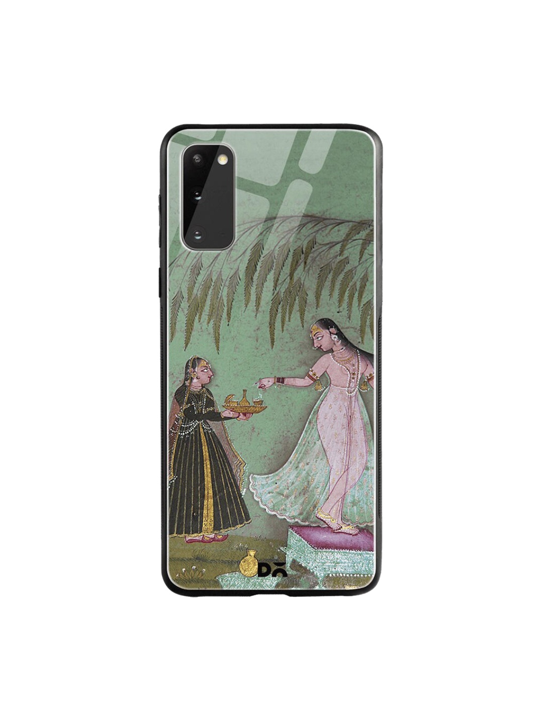 

DailyObjects Green & Pink Maids With Offerings Samsung Galaxy S20 Glass Case