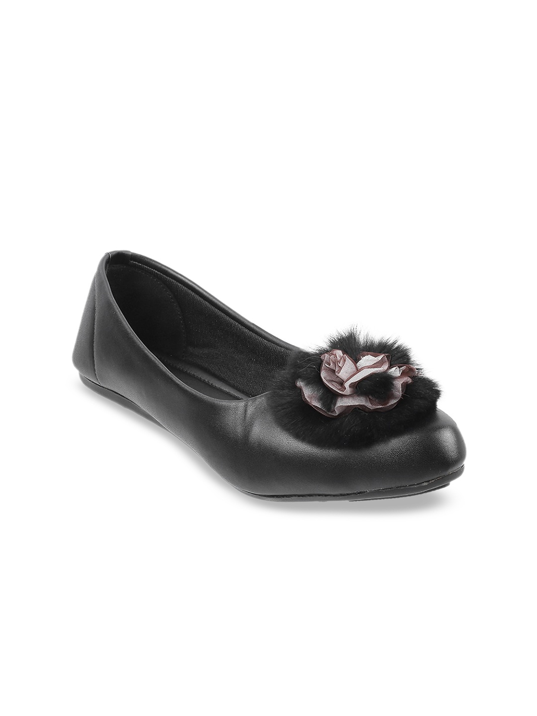 

WALKWAY by Metro Women Black Embellished Ballerinas