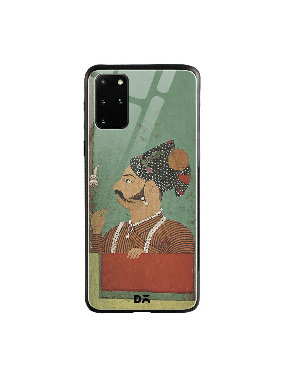 

DailyObjects Green & Black Rajput Facial Hair Samsung Galaxy S20 Plus Glass Case