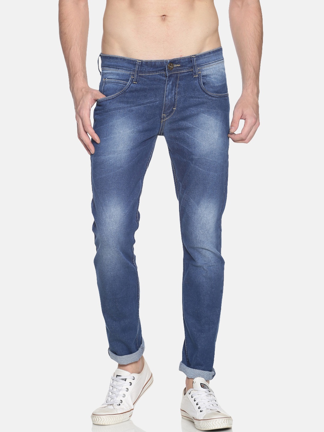 

Chennis Men Blue Slim Fit Mid-Rise Clean Look Jeans
