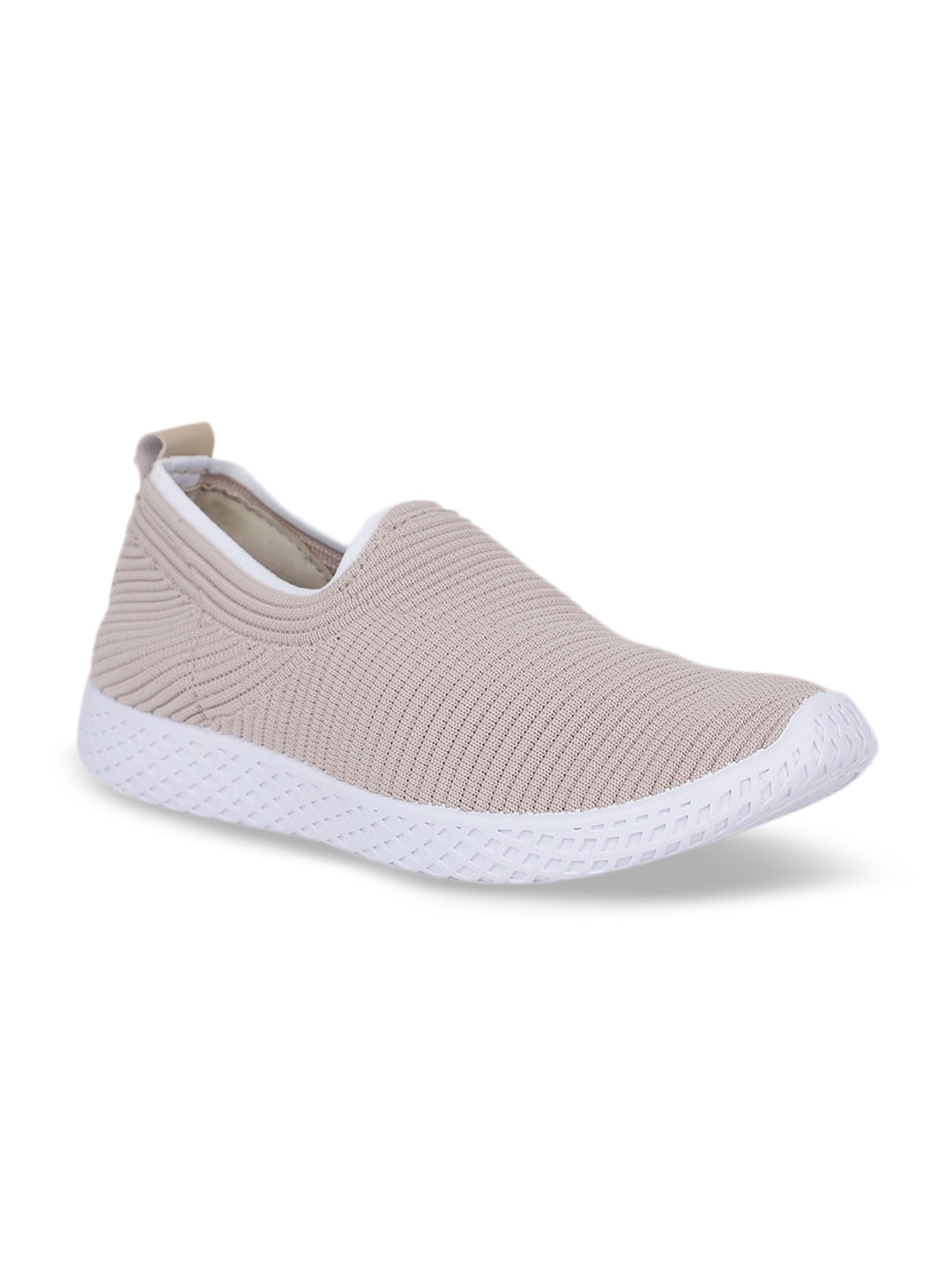 

Bata Women Pink Woven Design Slip-On Sneakers