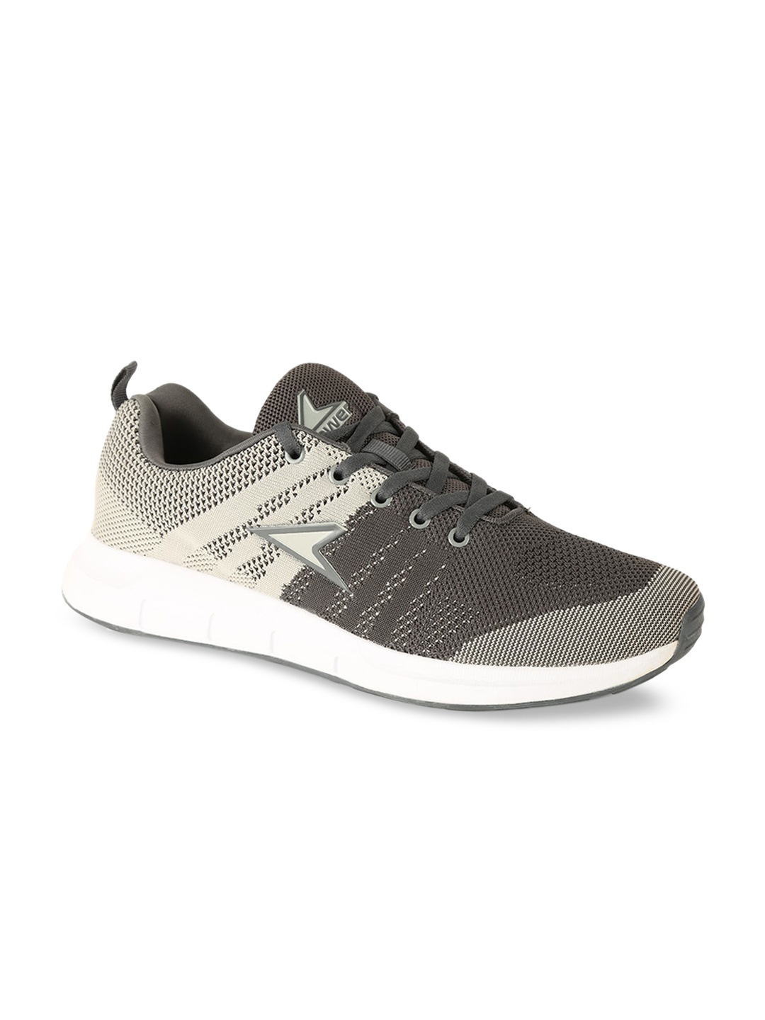 

Power Men Grey Mesh Running Shoes