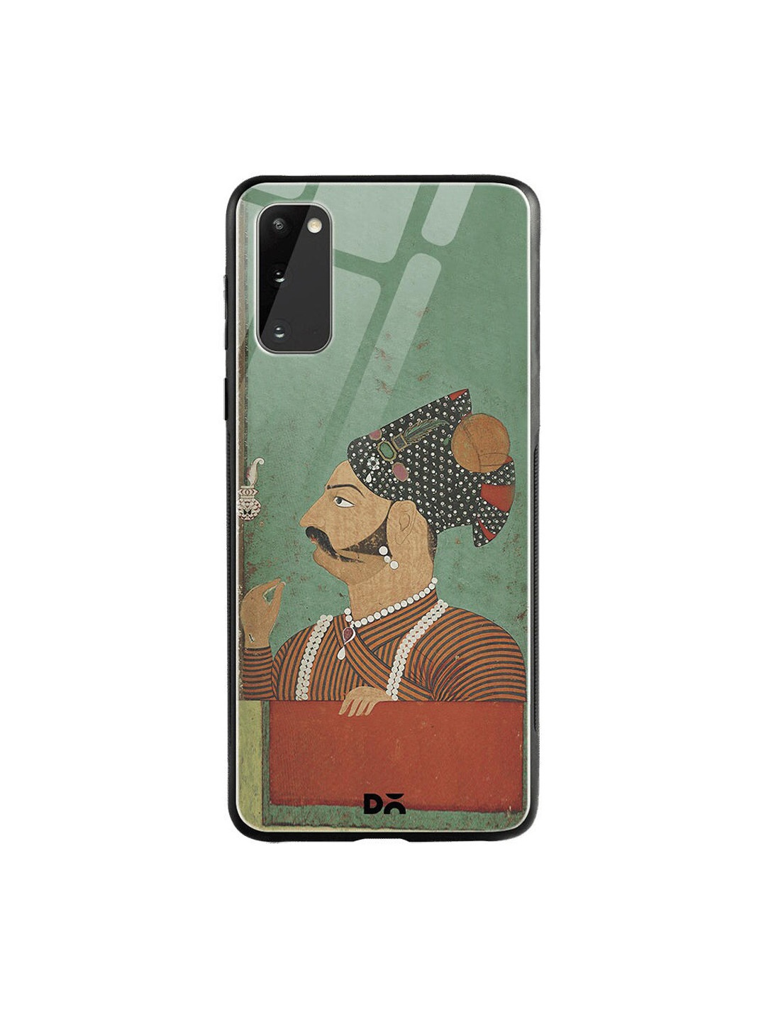 

DailyObjects Green & Black Rajput Facial Hair Samsung Galaxy S20 Glass Case