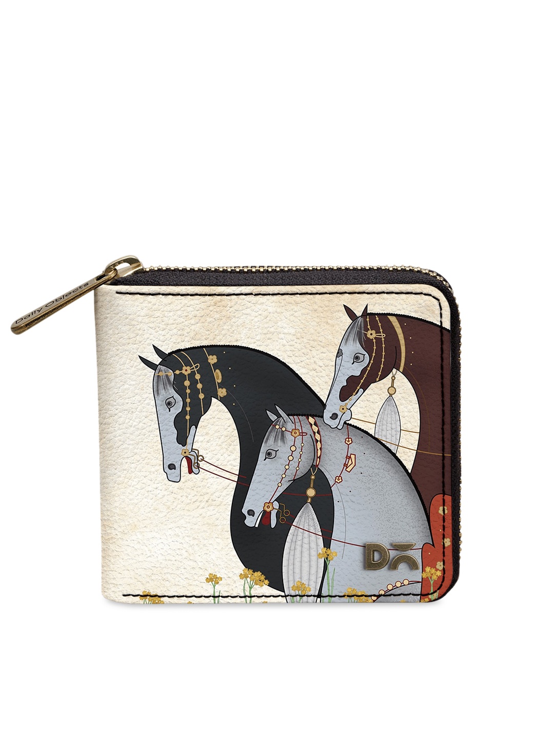 

DailyObjects Women Multicoloured Printed Zip Around Wallet, Multi