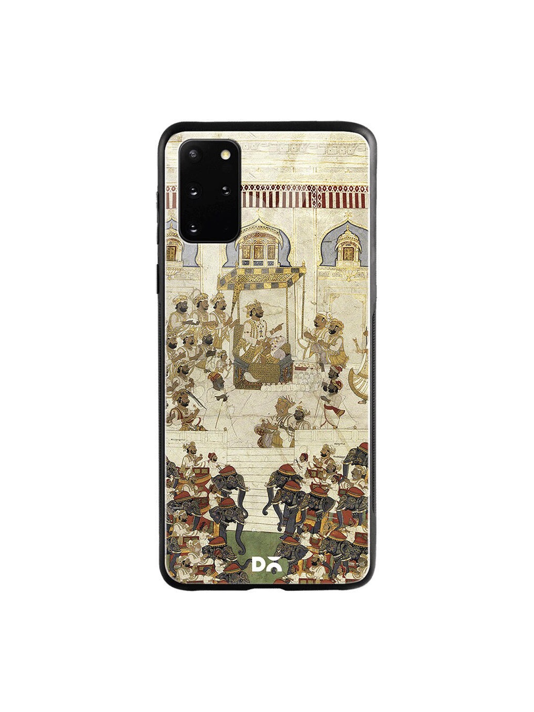 

DailyObjects Grey & Beige Royal Decree Samsung Galaxy S20 Plus Glass Case