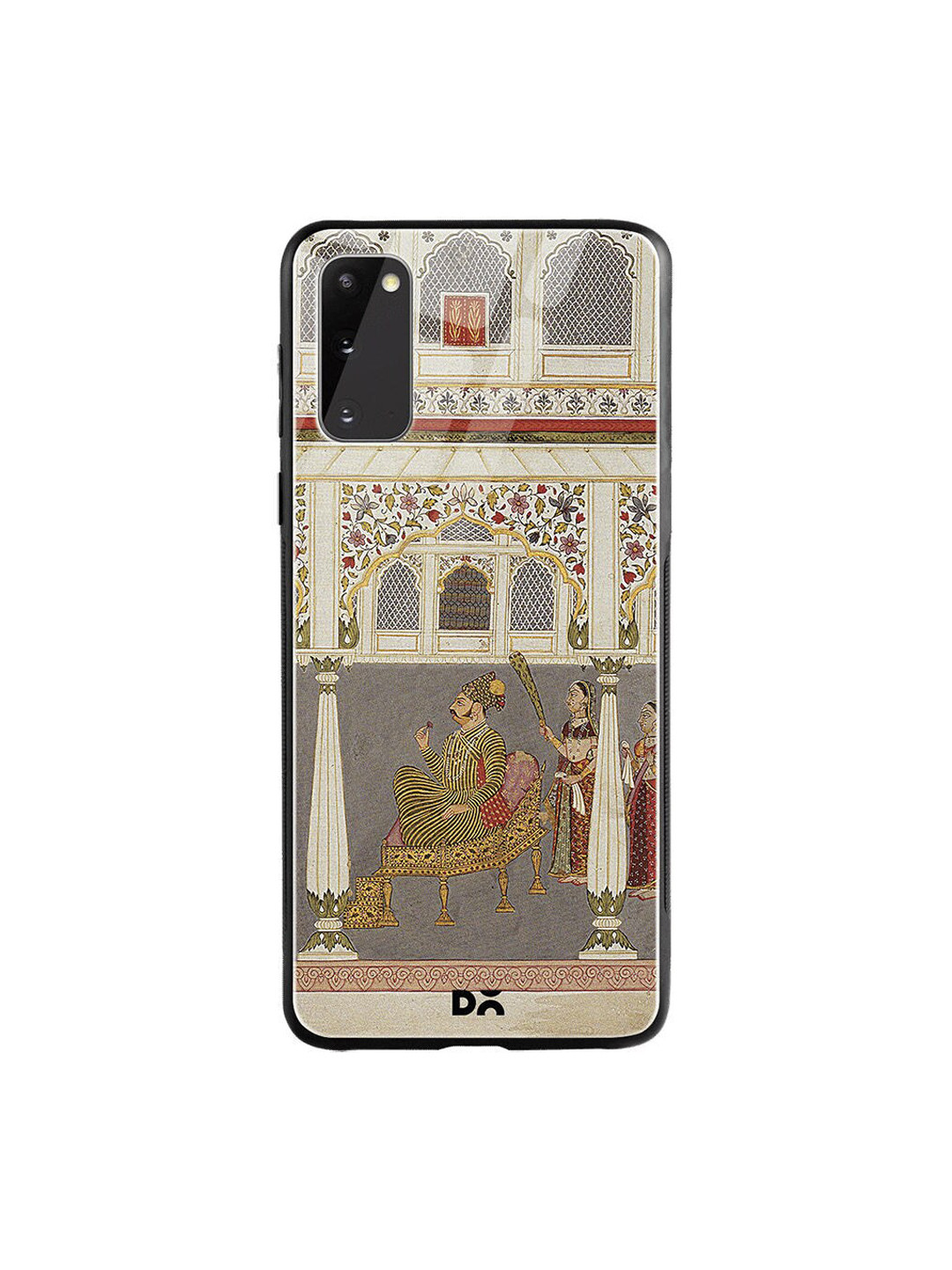 

DailyObjects Grey & Brown Durbar Samsung Galaxy S20 Glass Case