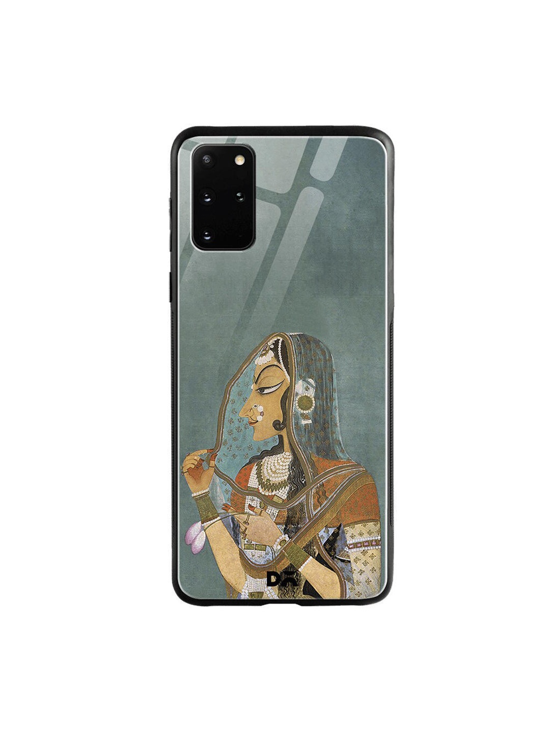 

DailyObjects Grey & Brown Vieled Woman Samsung Galaxy S20 Plus Glass Case