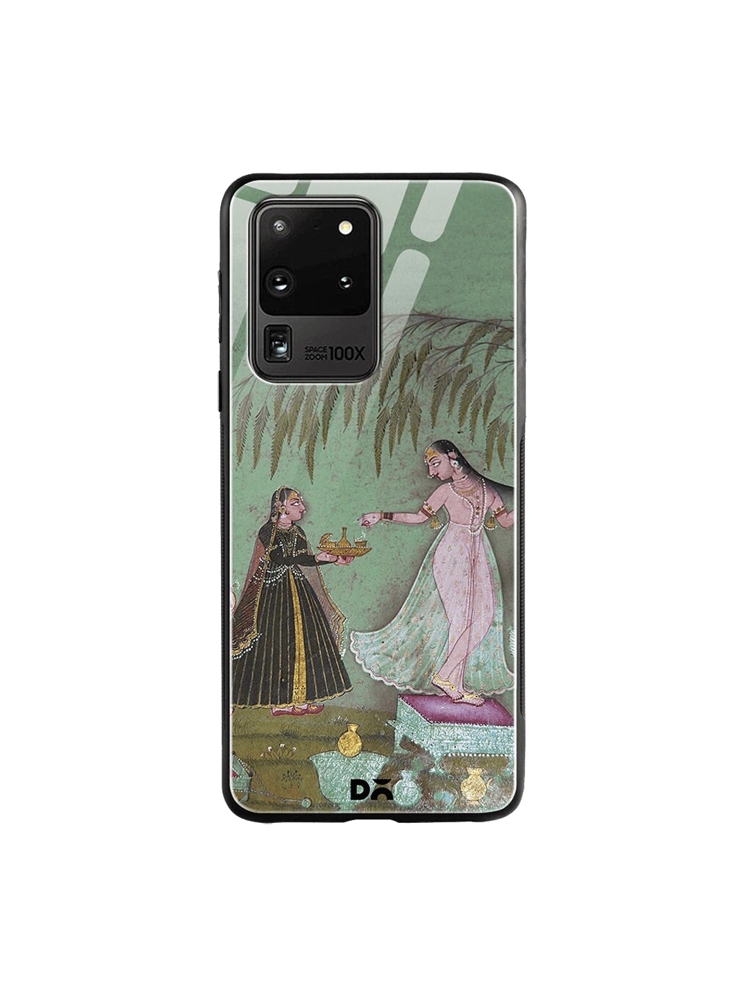 

DailyObjects Green & Pink Maids With Offerings Samsung Galaxy S20 Ultra Glass Case