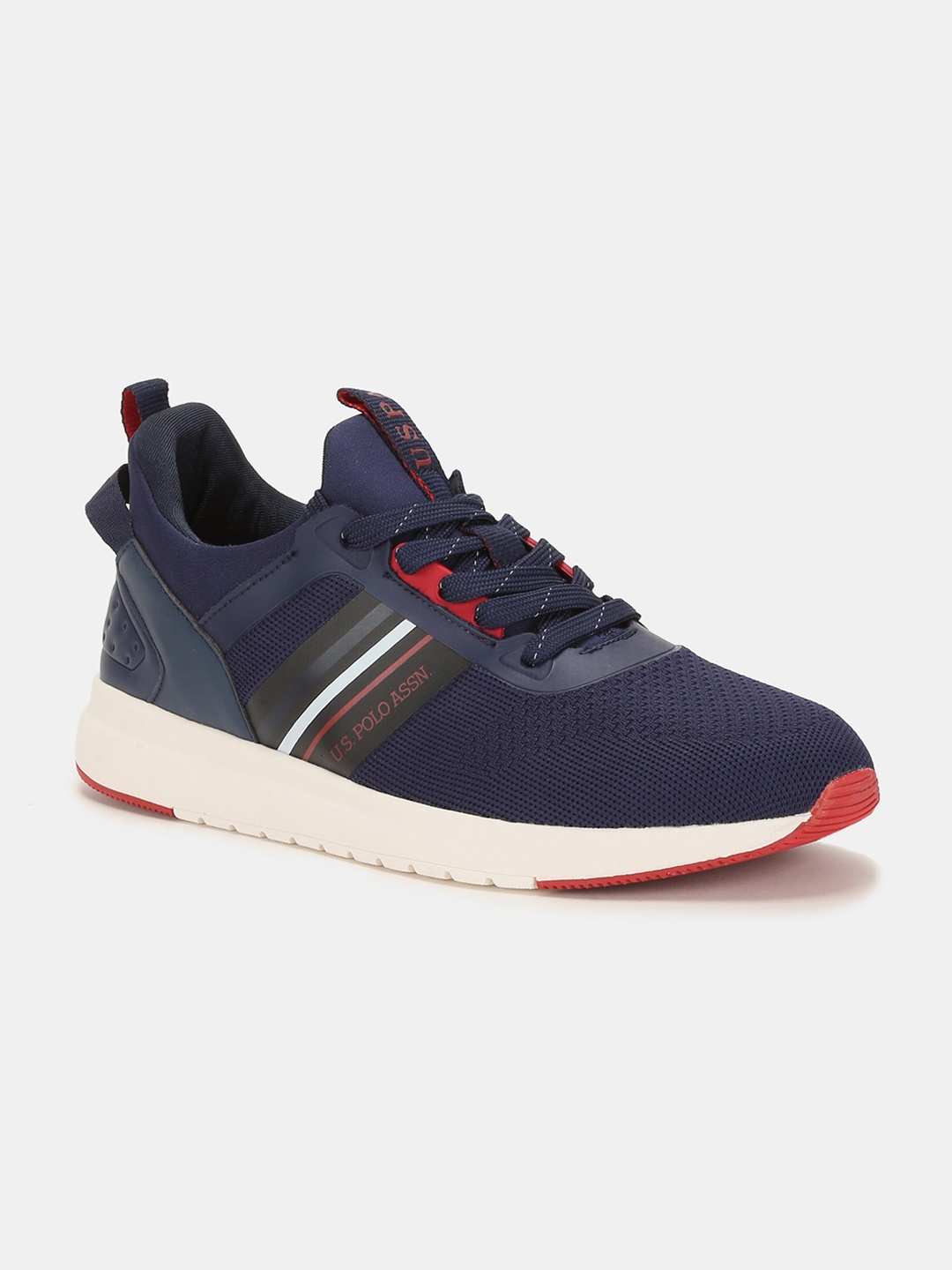 

U.S. Polo Assn. Men Navy Blue Textile Walking Shoes