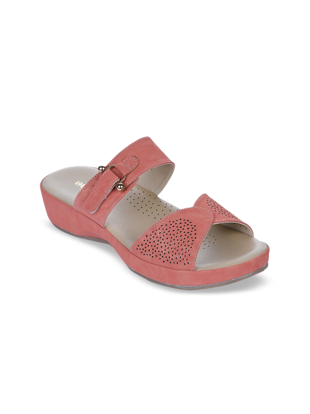 

Liberty Open Toe Comfort Heels, Pink