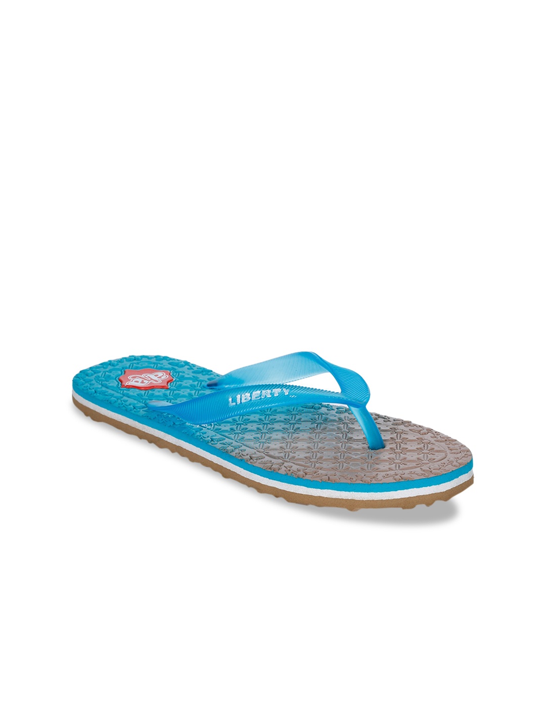 

Liberty Women Blue Solid Thong Flip-Flops
