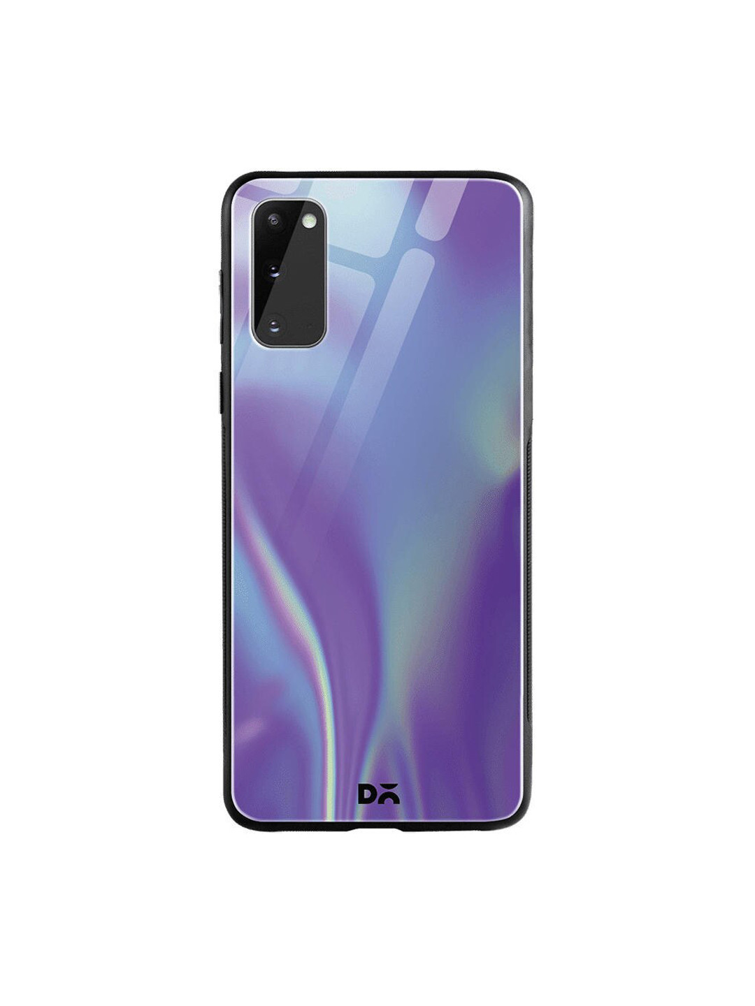

DailyObjects Blue & Purple Holo Satin Samsung Galaxy S20 Shock Absorbent Glass Case