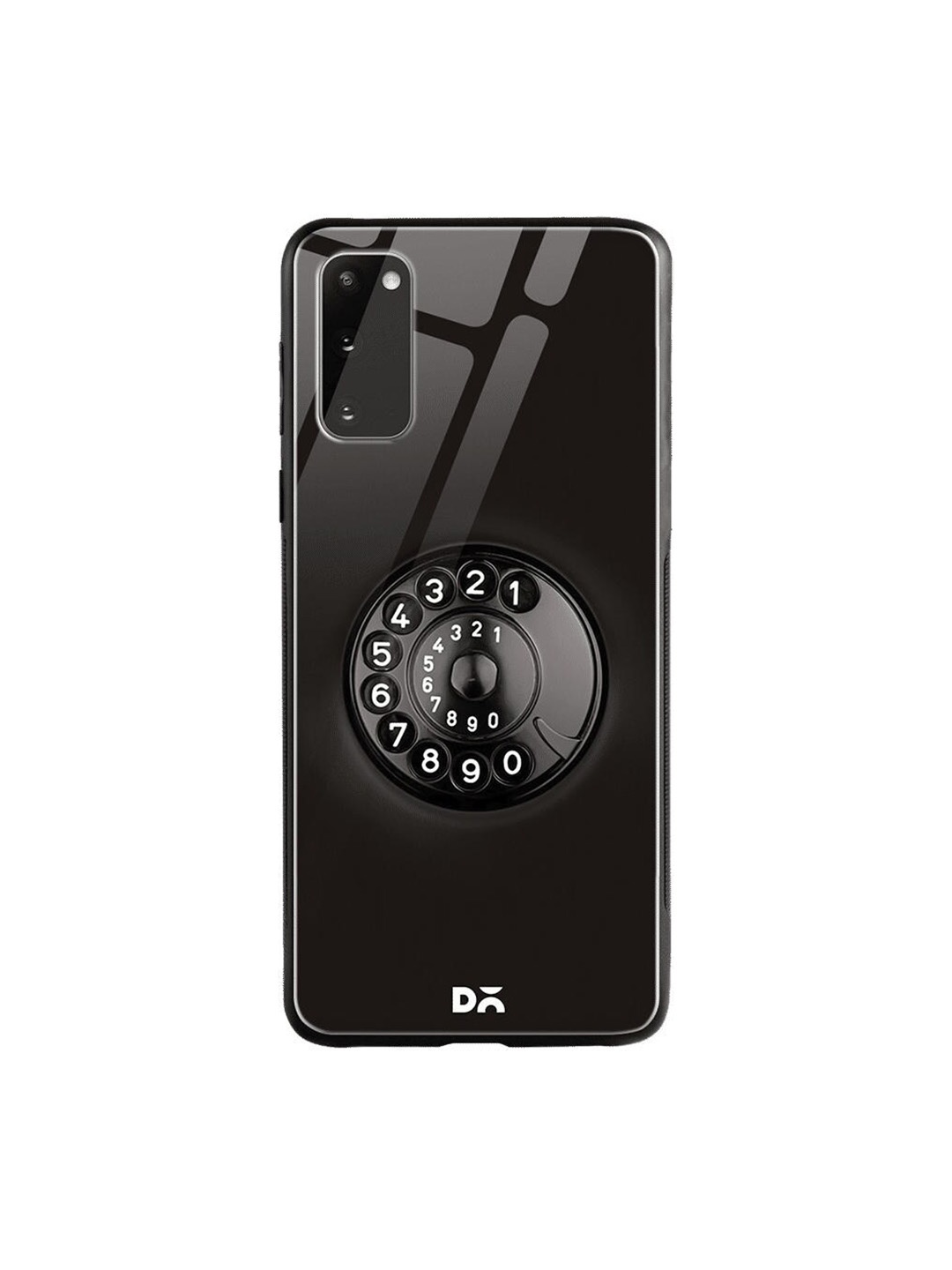 

DailyObjects Black & White Dialer Samsung Galaxy S20 Shock Absorbent Glass Cover
