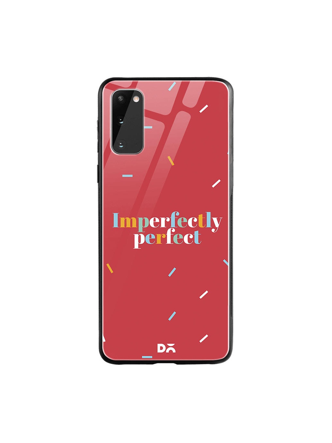 

DailyObjects Red & Blue Perfect Samsung Galaxy S20 Shock Absorbent Glass Case