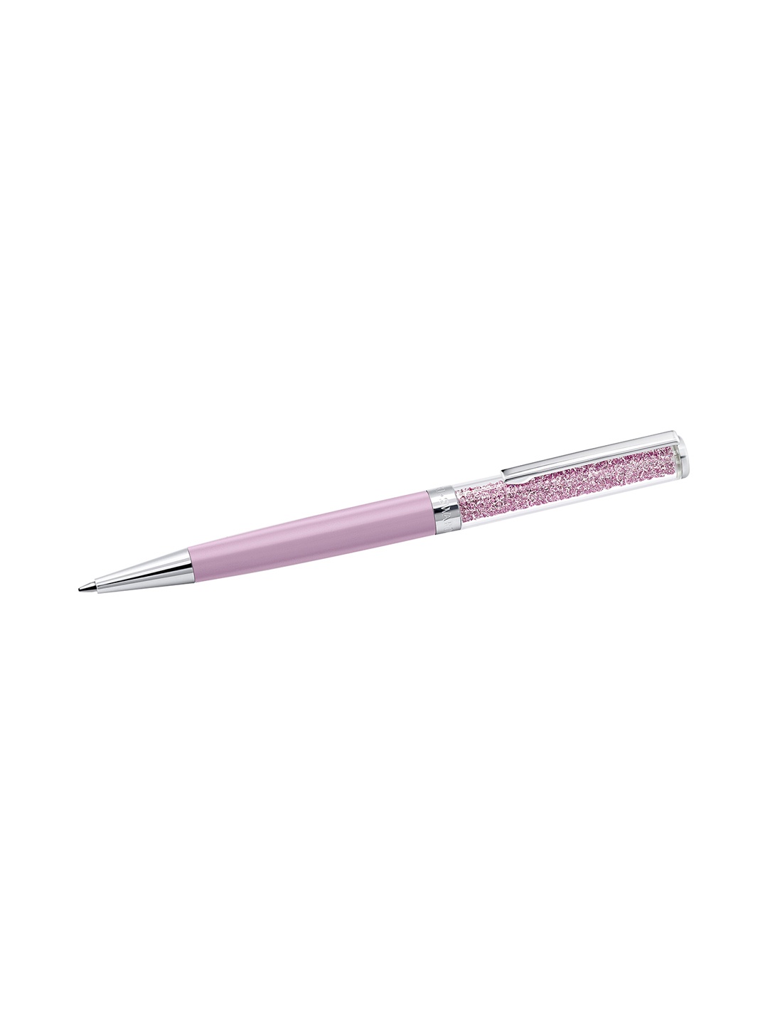 

SWAROVSKI Rhodium-Plated Light Lilac Crystalline Ballpoint Pen, Silver