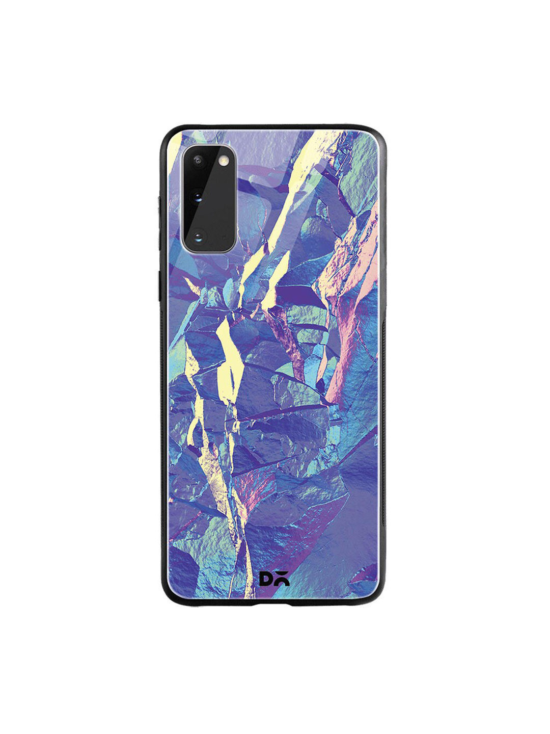 

DailyObjects Blue & Pink Iceberg Holo Satin Samsung Galaxy S20 Shock Absorbent Glass Case