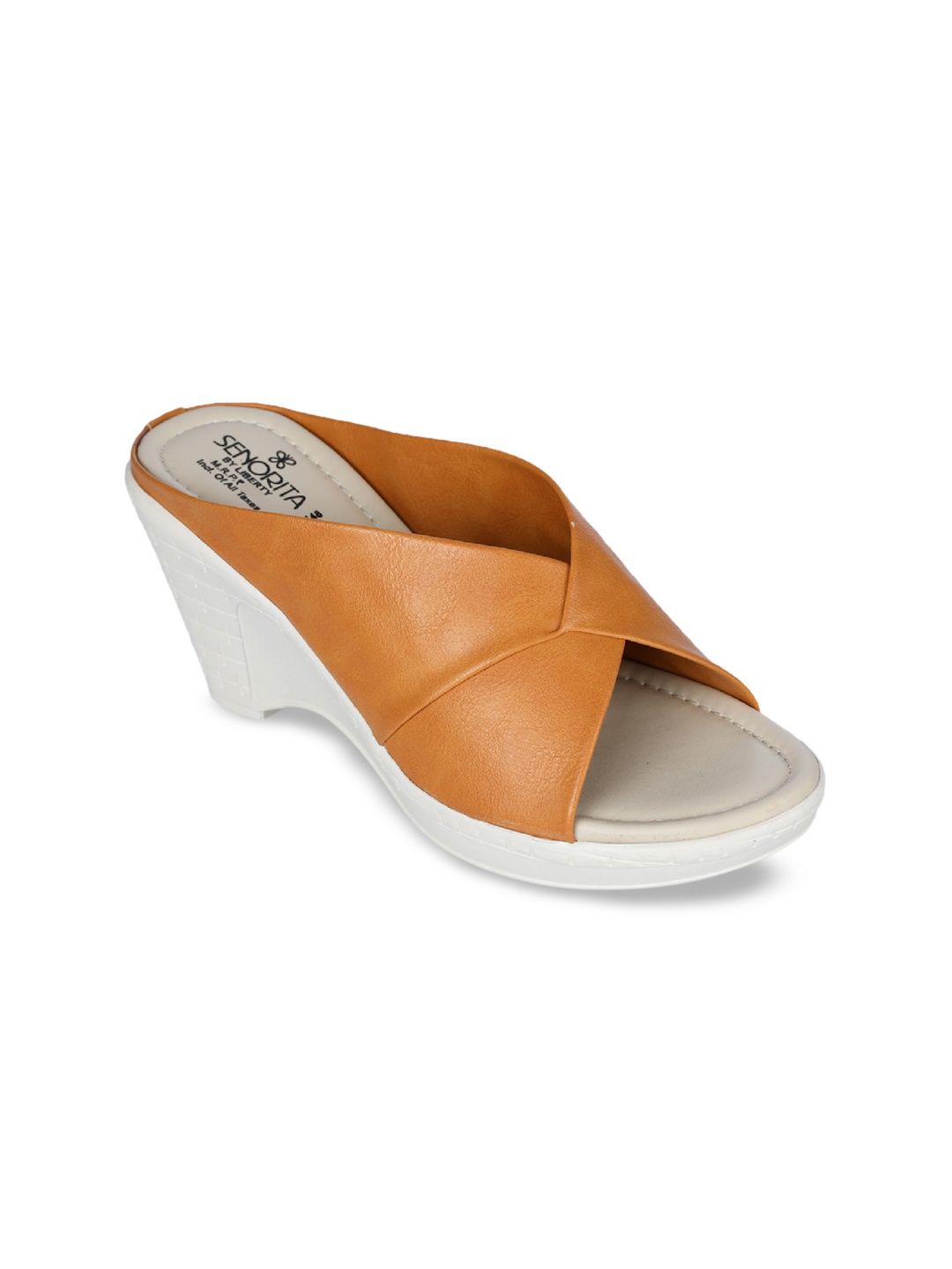 

Liberty Open Toe Wedge Heels, Brown