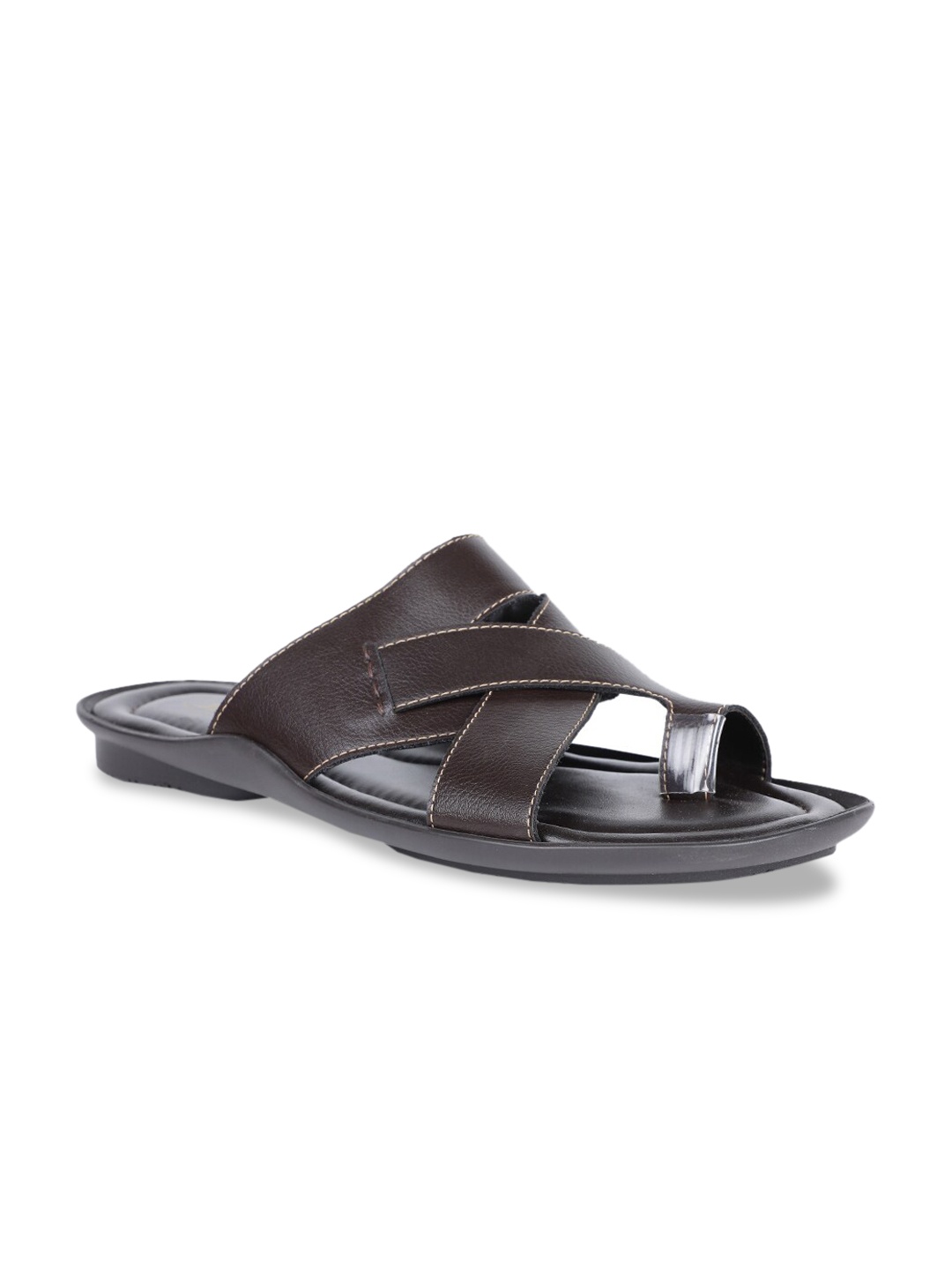

Bata Men Brown Comfort Sandals