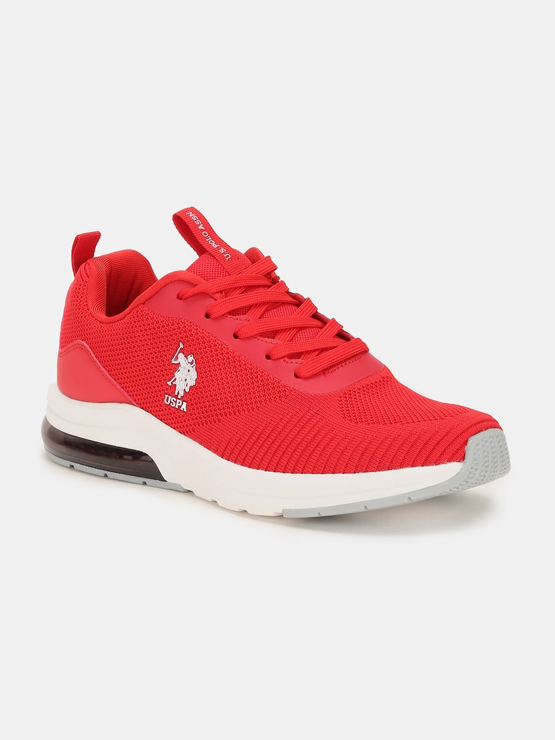 

U.S. Polo Assn. Men Red Textile Walking Shoes
