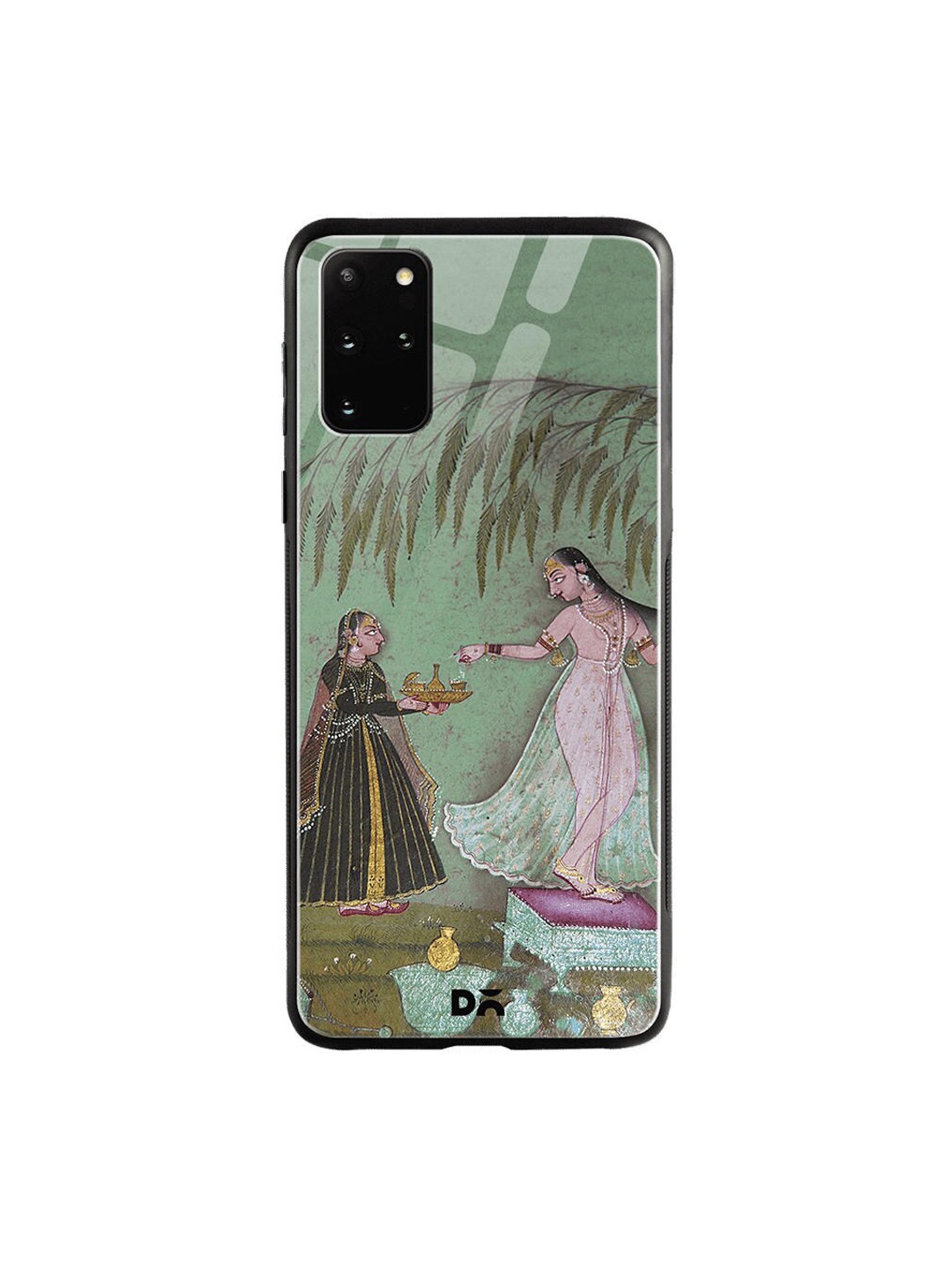 

DailyObjects Green & Pink Maids With Offerings Samsung Galaxy S20 Plus Glass Case