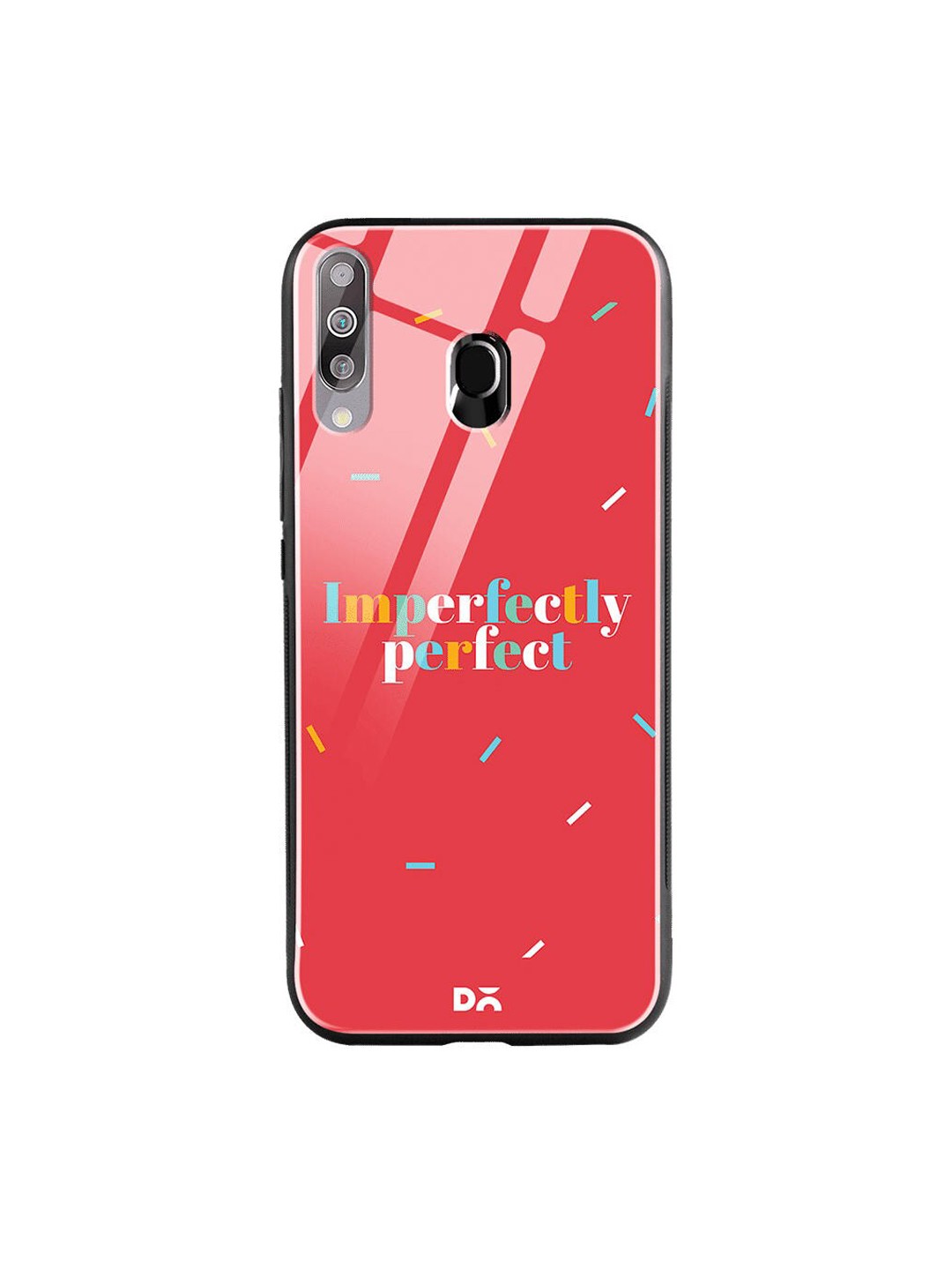 

DailyObjects Red & Blue Perfect Samsung Galaxy M30 Shock Absorbent Glass Case
