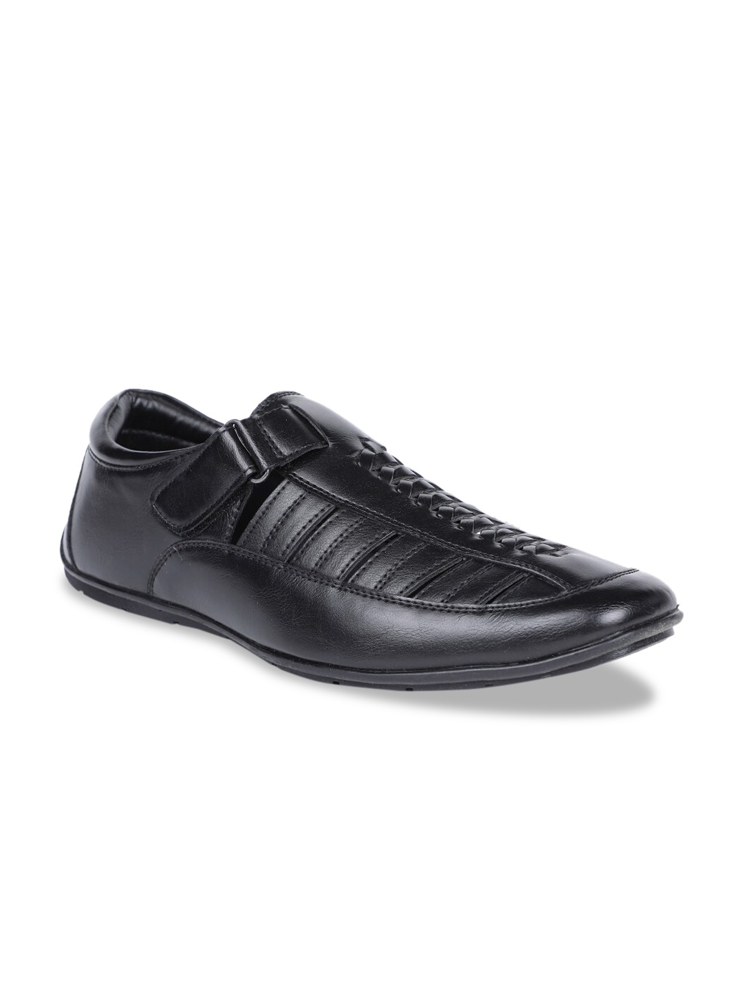 

Bata Men Black Shoe-Style Sandals