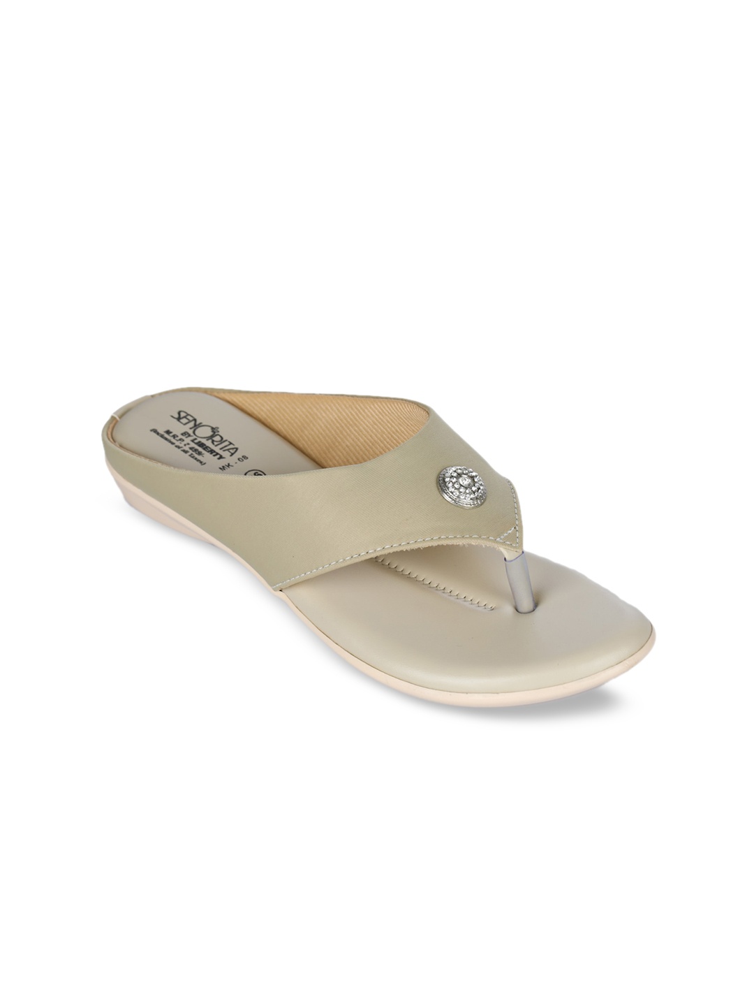 

Liberty Women Beige Solid Sandals