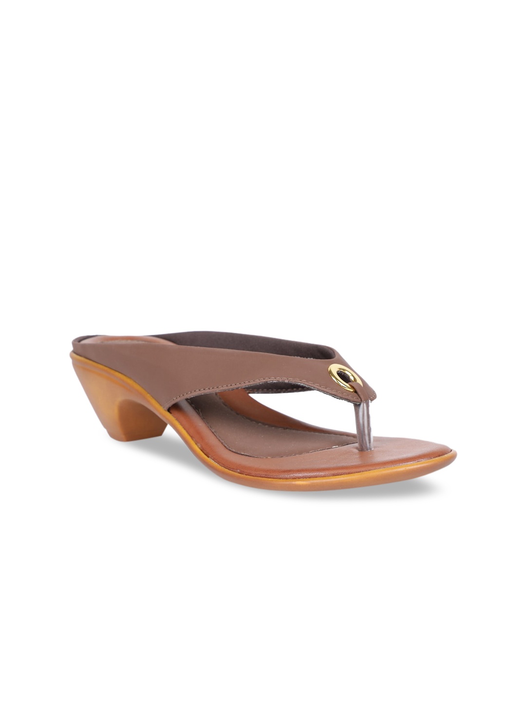 

Bata Women Brown Solid Block Heels