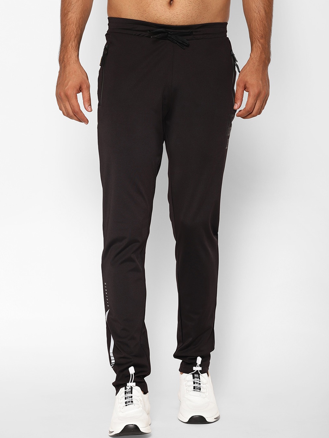 

SAPPER Men Black Solid Slim-Fit Track Pants
