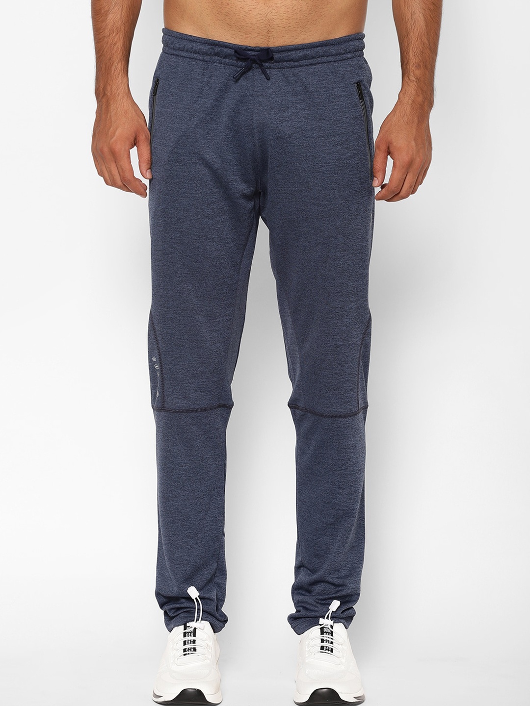 

SAPPER Men Blue Solid Straight-Fit Track Pants
